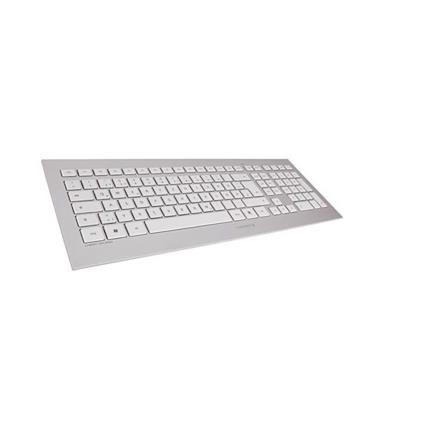 Teclado Sem Fio Dw 3000 US QWERTY Silver / White