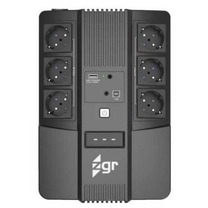 Ups Zgr Quick 800va One Size Black / Grey