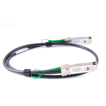 Network Cable Qsfp To Qsfp 1 M One Size Black