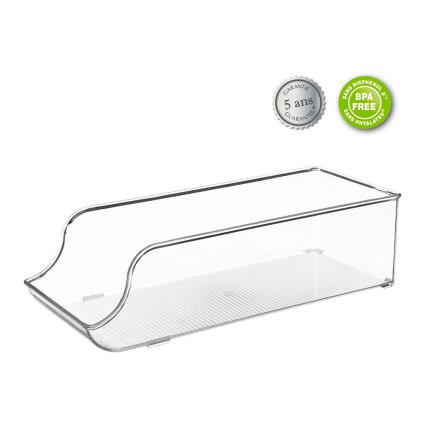 Organizador De Geladeira 34x12 Cm One Size Clear