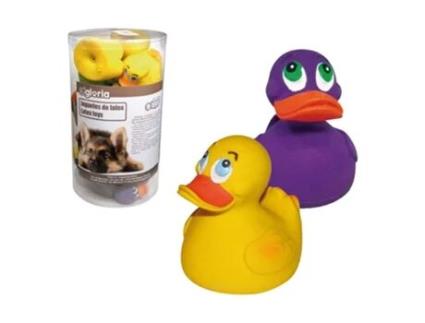 Brinquedos de Pato em Látex 18 Unidades 8 cm 