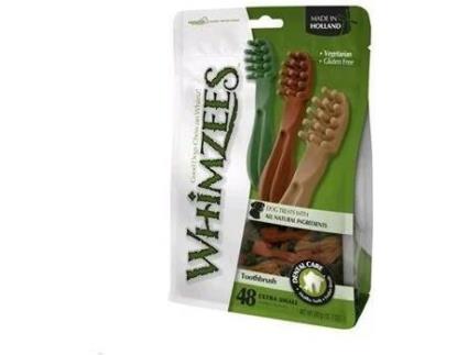 Lanche para cão dental 6,4 centímetros em forma de escova 