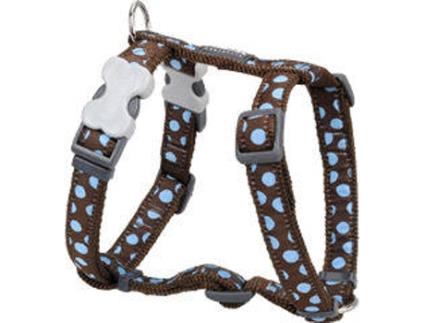 Arnês Blue Spots Castanho XS 