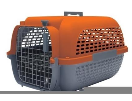 Transportadora Voyaguer Laranja e Cinza 48.3x32.6x28 cm 