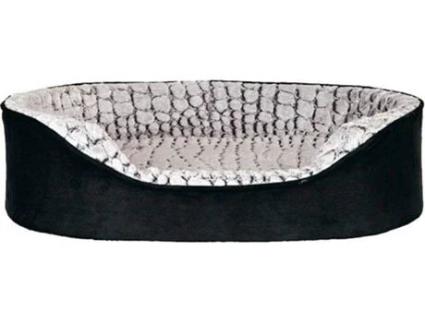 Cama Ortopédica Vital Lino em Preto e Cinzento 60x45 cm 