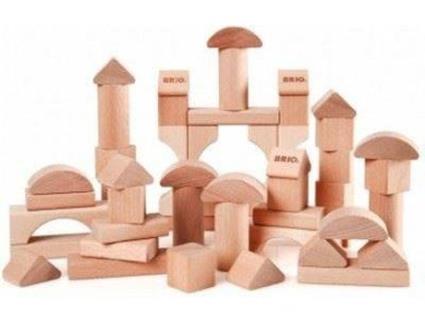 Blocos de Construção  Naturais - 50 Pcs