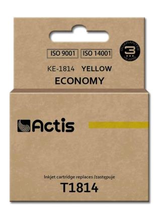 Tinteiro T1814 Compatível c/ Epson (Amarelo) - 