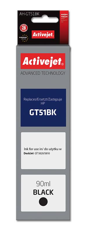 Tinteiro GT51BK Compatível HP (Preto) - 