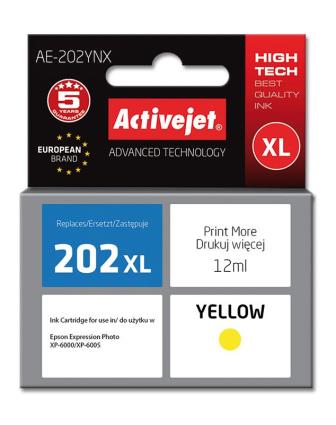 Tinteiro 202XL Compatível c/ Epson (Amarelo) - 