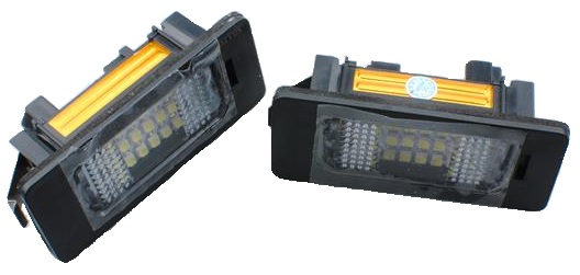 Kit 2 Modulos LED Iluminação Matricula (CANBUS) p/ BMW E39 E46 E90 E91 ....