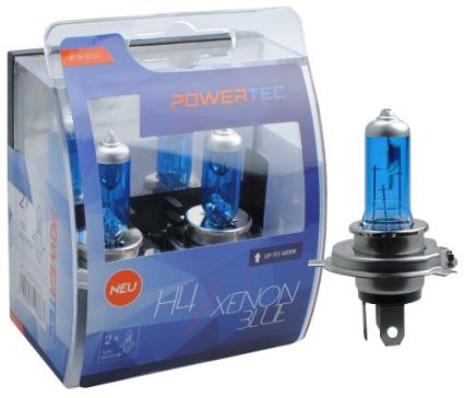Lâmpada para Automóveis  PTZXB4-DUO H4 12V 60/55W Azul Xenón