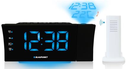 Rádio Despertador FM PLL USB (Preto) - 