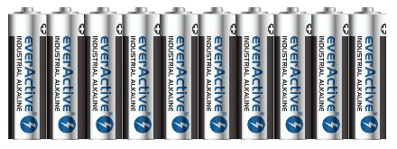 10x Pilhas Ind. Alcalinas 1,5V LR6 AA -  INDUSTRIAL