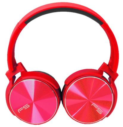 Auriculares Bluetooth com microfone  FH0917 - Vermelho