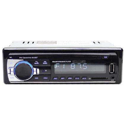 Rádio leitor de MP3 auto NIBP Clementine 8428BT 4x45W DIN 1 cu SD, USB, AUX, RCA, se Bluetooth