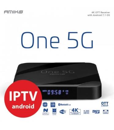 Receptor  ONE 5G IPTV 4K Android 7.1 OTT