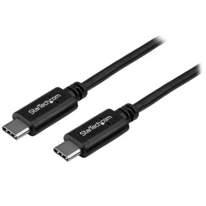 Cabo USB C Macho - Macho (50 cm) Preto - 