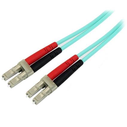 Cabo de Fibra Ótica OM4 LC Azul (3 mts) - 