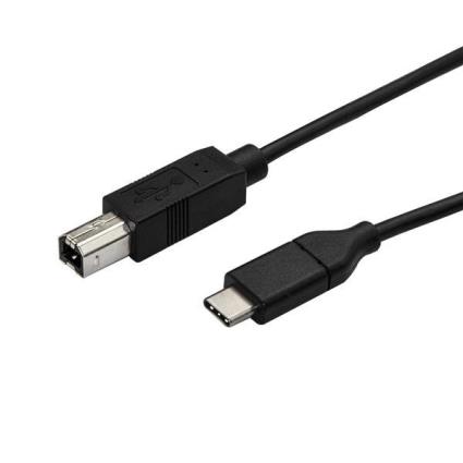 Adaptador USB C Macho - USB B Macho (3 mts) Preto - 