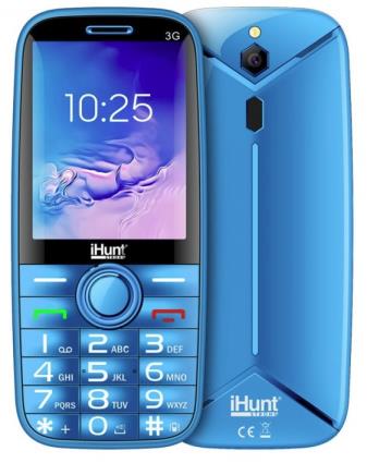 Telemóvel 2,8 Dual Sim Bluetooth / Rádio FM / Lanterna (Azul) -  i5 3G
