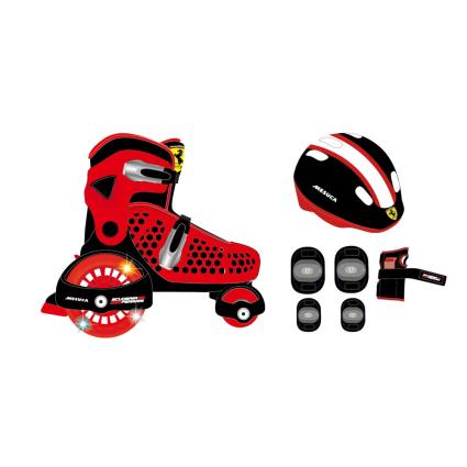 Set Patins Linha + Proteções  R&B 30-33