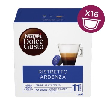 DolceGusto Cápsulas de Café Ristretto Ardenza, 16 Unidades