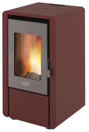 Salamandra de Pellets 6kW Petit 6 (Bordeaux) - 