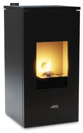 Salamandra de Pellets 7kW Futura 7 (Preto) - 