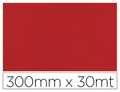 Papel Fantasia  Simple Mate Vermelho Bobina 300 mm X 30 Mt