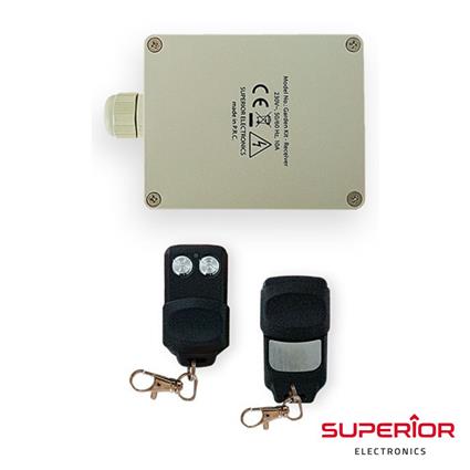 Kit Emissor Receptor 2 Canais e 2 Comandos Especial p/ Jardim - 