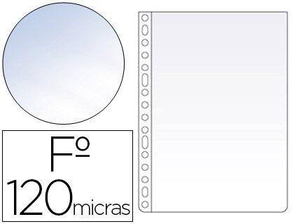Bolsa Catalogo  Folio Polipropileno 120 Microns Cristal (100 Unidades)