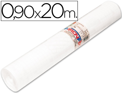 Papel Autocolante  0.90x20mts Branco Mate Rolo