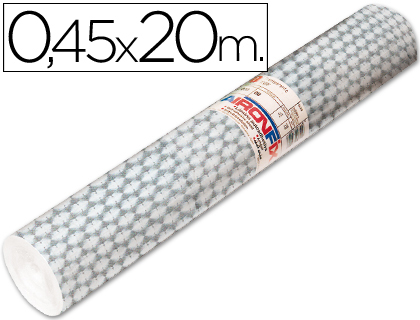 Papel Autocolante  0.45x20mts Cristal Apis Rolo