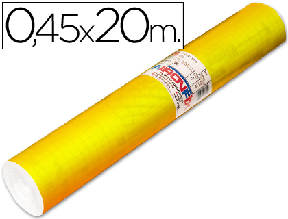 Papel Autocolante  0.45x20mts Ouro Especial Rolo