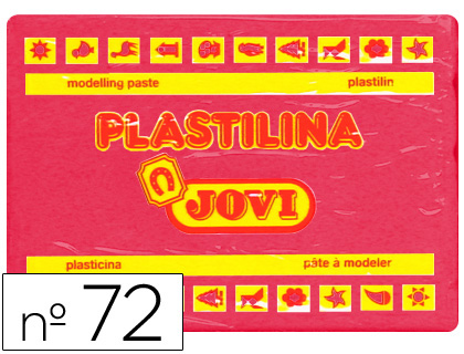 Plasticina  72 Grande 350 Gr Rubi