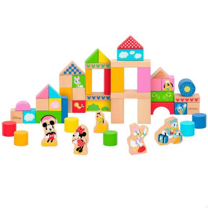 Brinquedo de Madeira  Conjunto de blocos Disney (Idade Mínima: 18 meses)