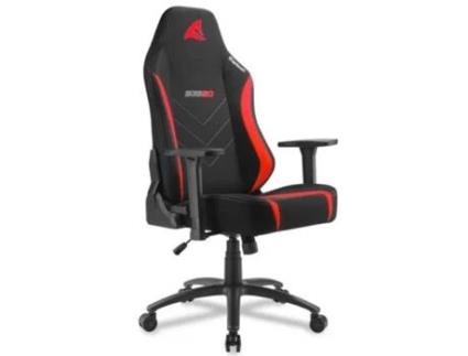 Cadeira Gaming  SGS20 Fabric Preto/Vermelho