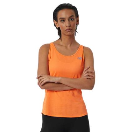Camiseta Sem Mangas Impact Run L Vibrant Orange Heather