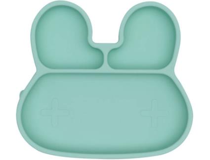 Prato em Silicone  Coelhinho Verde