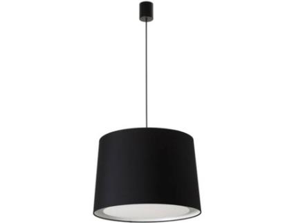 Candeeiro de Teto  Conga (Preto - E27 - Máx. 15W - Aço  - Tecido)