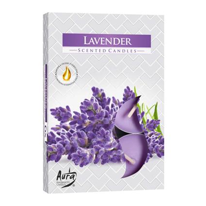 Pack 6 tealights  LAVANDA VP15/79