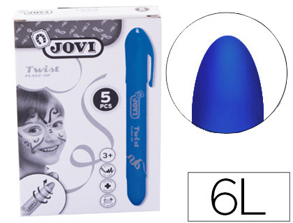 Maquilhagem  Barra Twist Make-Up Azul 5 Unidades