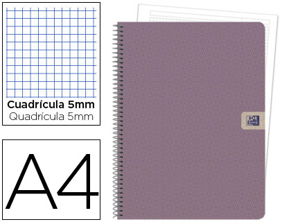Caderno Espiral  Capa Extra Dura European Book 1 Nature A4 80F 90g Quadricula