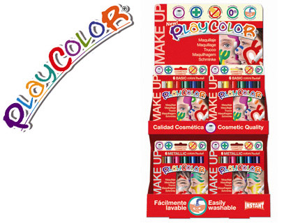 Barra de Maquilhagem  Make Up Basic (24 Unidades) Cores Sortidas