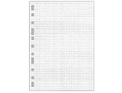Recarga  3002 -Quadriculados de 4 mm.