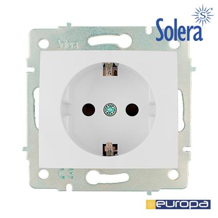 BASE BIPOLAR COM T/T LATERAL 16A 250V COM OBTURADOR S.EUROPA 