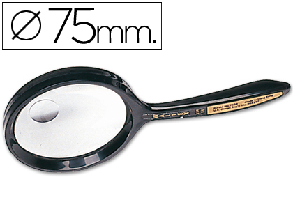 Lupa Cristal Bifocal de 75mm 