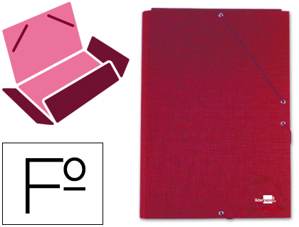 Pasta de Elasticos, Paper Coat, Folio, Vermelho