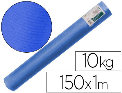 Papel kraft Verge Bobina 10 kg Azul 100cmx150metros
