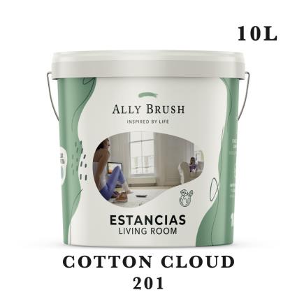 PINTURA  INTERIOR COTTON CLOUD 10L